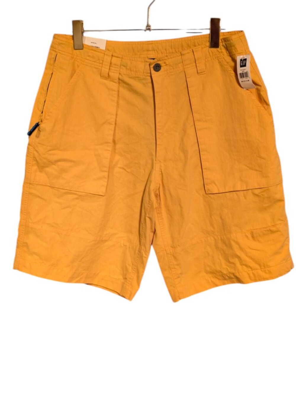 ☀️ NWT Vintage Y2k Gap Men's Mustard Yellow/Goldenrod Khaki Shorts M (32-34) ☀️